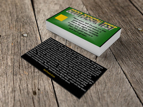 Good Person Test Gospel Tracts