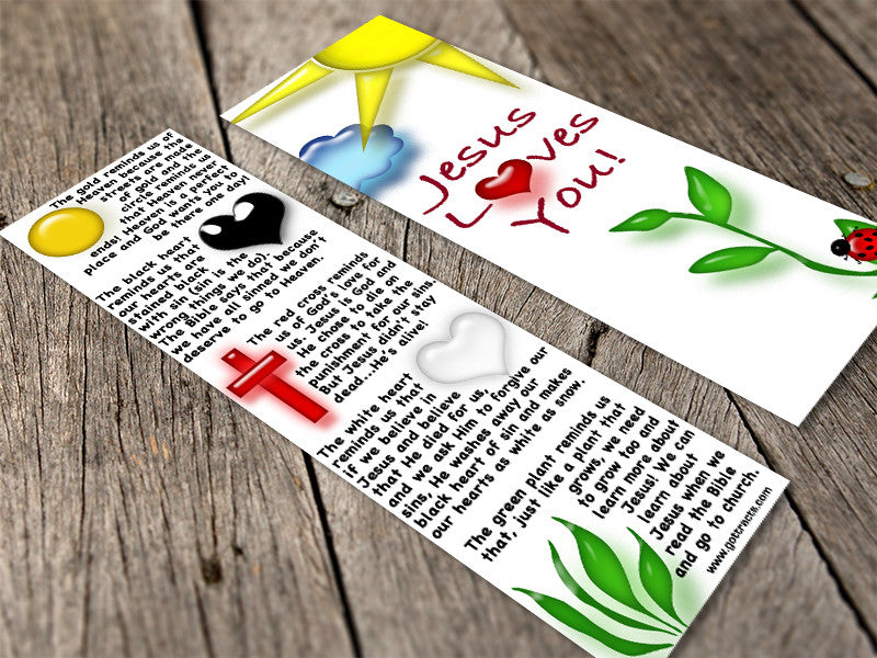 Kids Bookmark Gospel Tracts