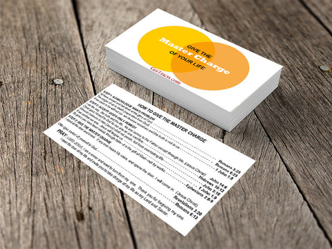 Master Charge Gospel Tracts