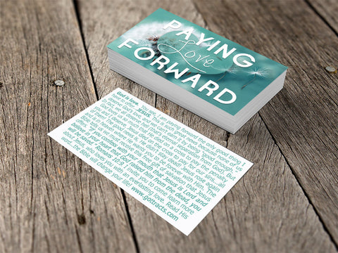 Paying Love Forward Gospel Tracts