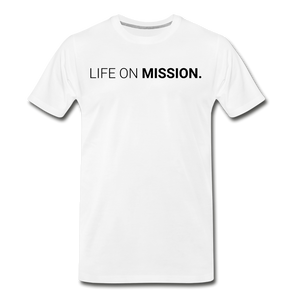 Life On Mission Tee (White) - white