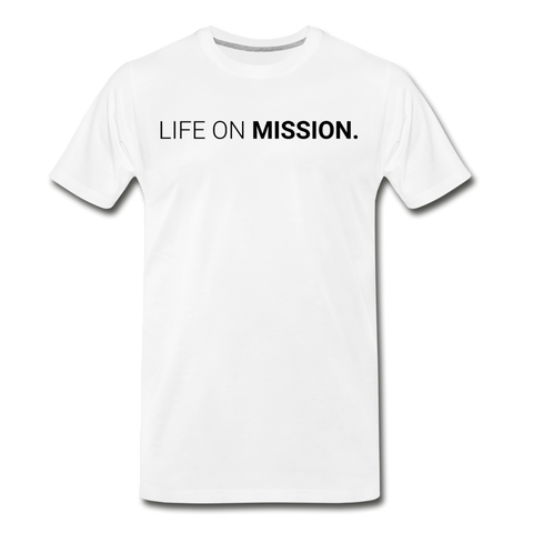Life On Mission Tee (White) - white