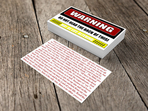 Warning Gospel Tracts